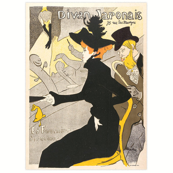 Werbeplakat 1893 - Divan Japonais