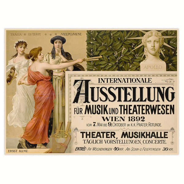 Werbeplakat 1892 - Internationale Ausstellung