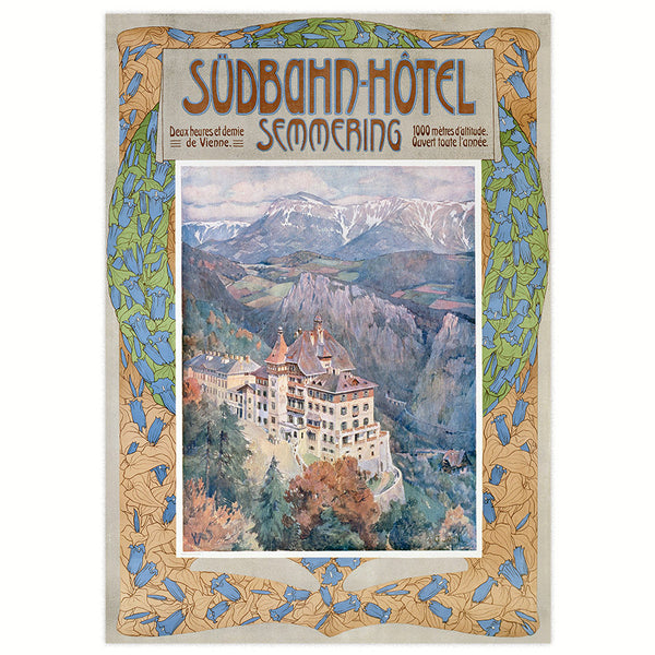 Werbeplakat 1904 - Südbahnhotel Semmering