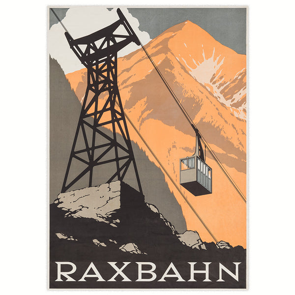 Werbeplakat 1930 - Raxbahn