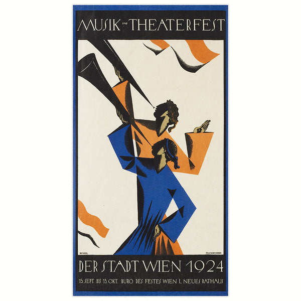 Advertising poster 1924 - Music and Theater Festival 